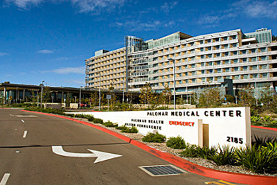 front entrance of palomar building